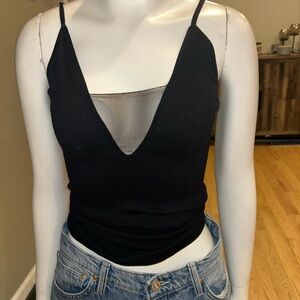 Free People Black Women's Top